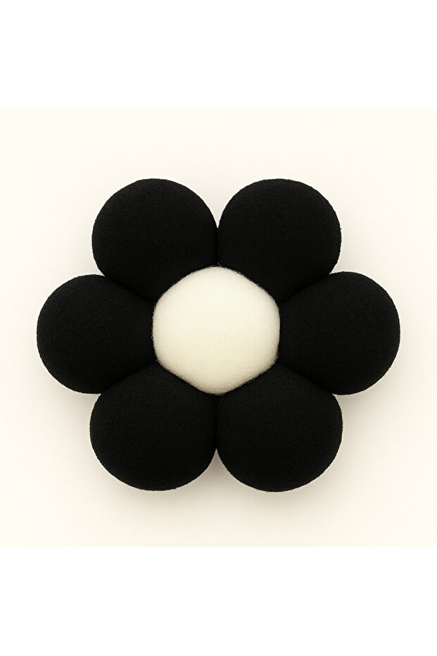 Pompom Daisy Flower Ornament Set of 10 - Decorative Handmade Flower