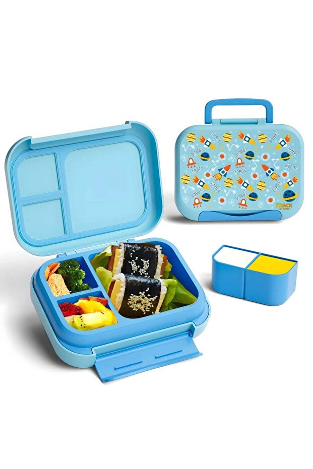 Space Rocket Kids Bento Lunch Box