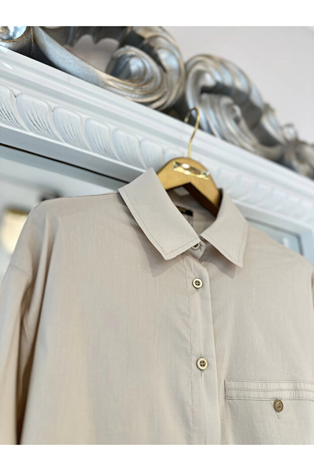 Gömlek - Bej - 7