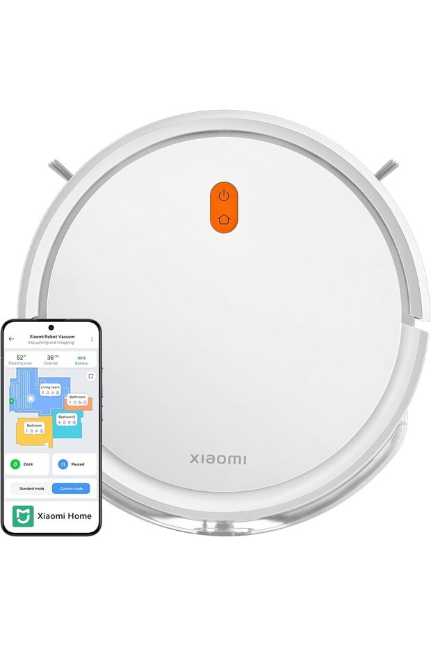 Robot Vacuum E5 | 2-in-1 Vacuum & Mop, With 2000Pa Strong Suction, App and voice control, 260 - 3