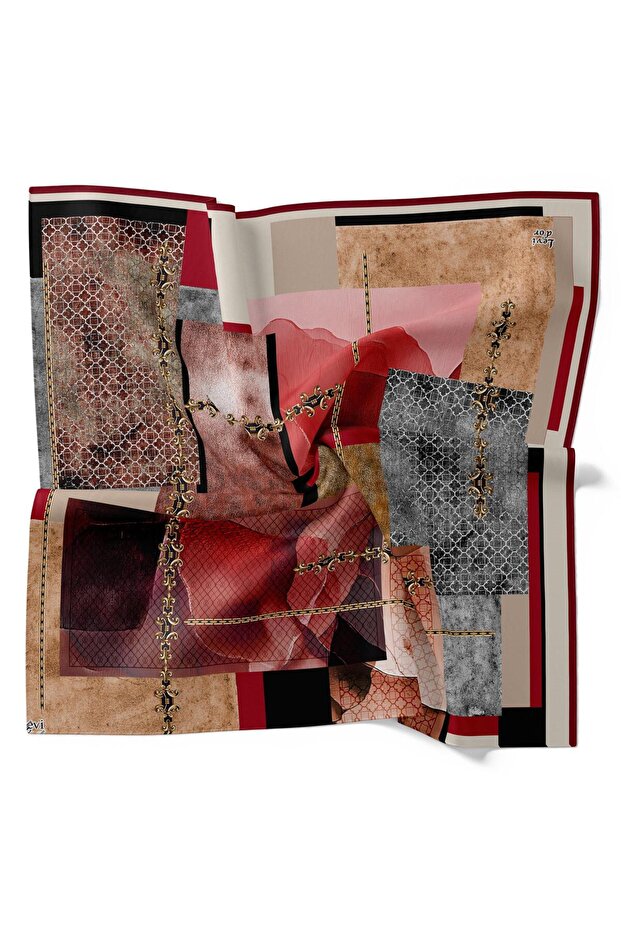 وشاح كريستال لامع بنمط - 1