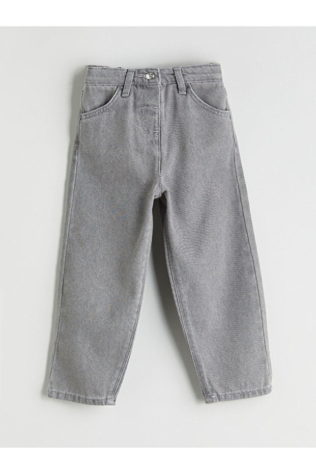 Girl's Jeans Pants with Elastic Waist