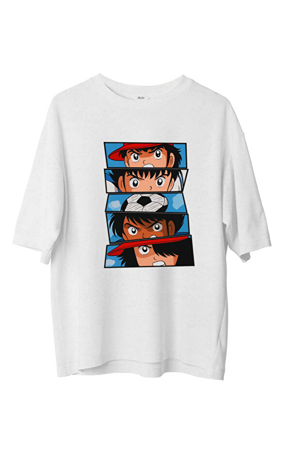 Tsubasa Designed Oversize Premium Print T-Shirt