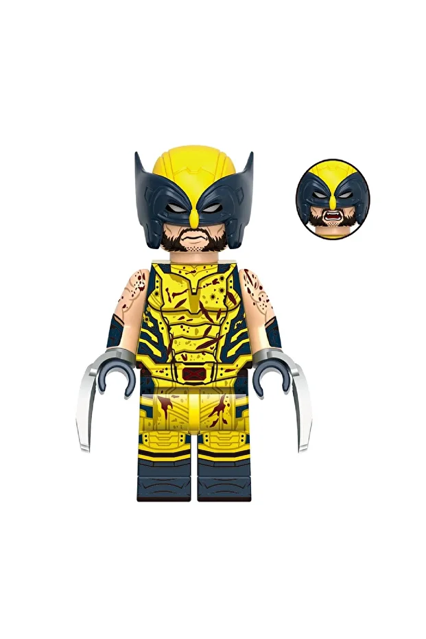 Super Kahraman Mini Figür Wolverine ( deadp) X-414 - 1