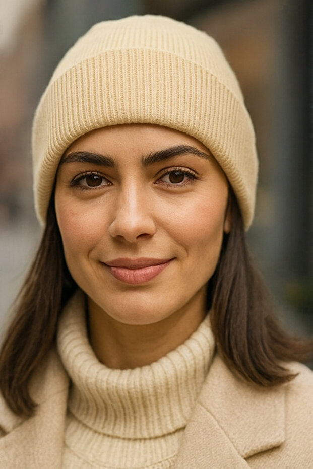 Premium Basic Düz Kadın Bere - 3