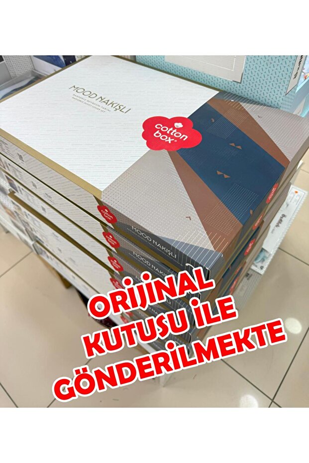 Mood Nakışlı Ranforce Nevresim Takımı (Tek Kişilik) Model 3 - 4
