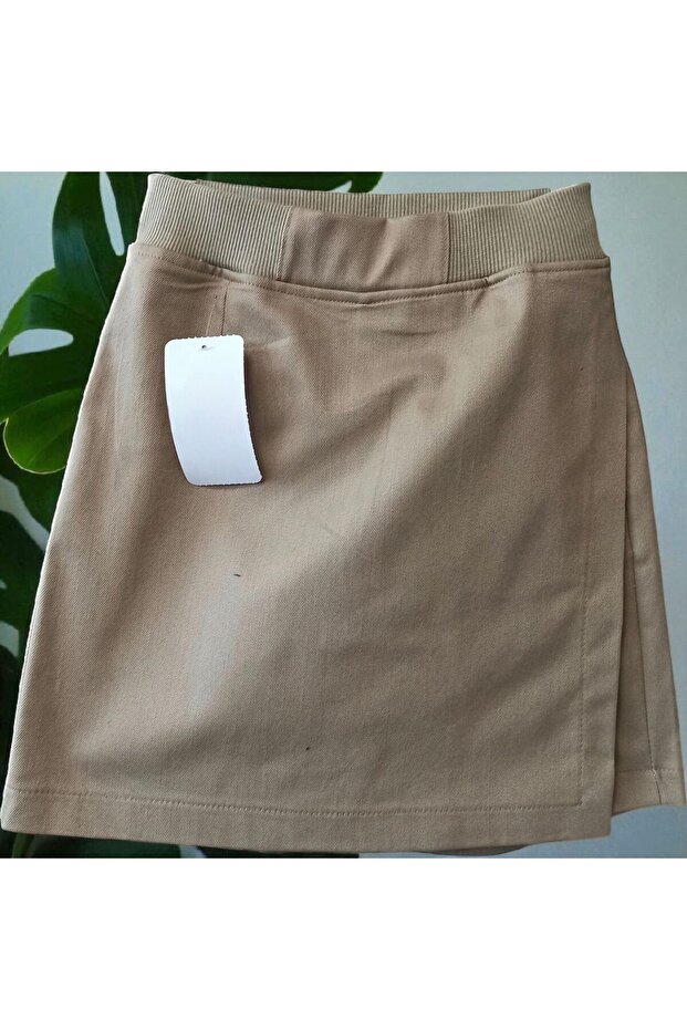 Kız Çocuk Okul Gabardin Şort Etek | 7-12 Yaş - 2