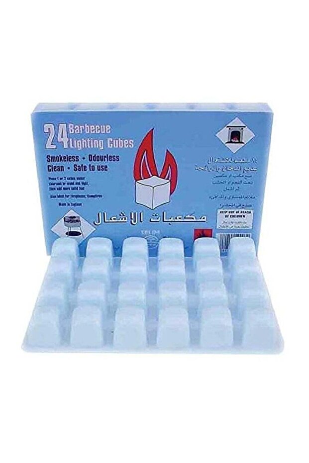 24 pieces of charcoal grill fire starters