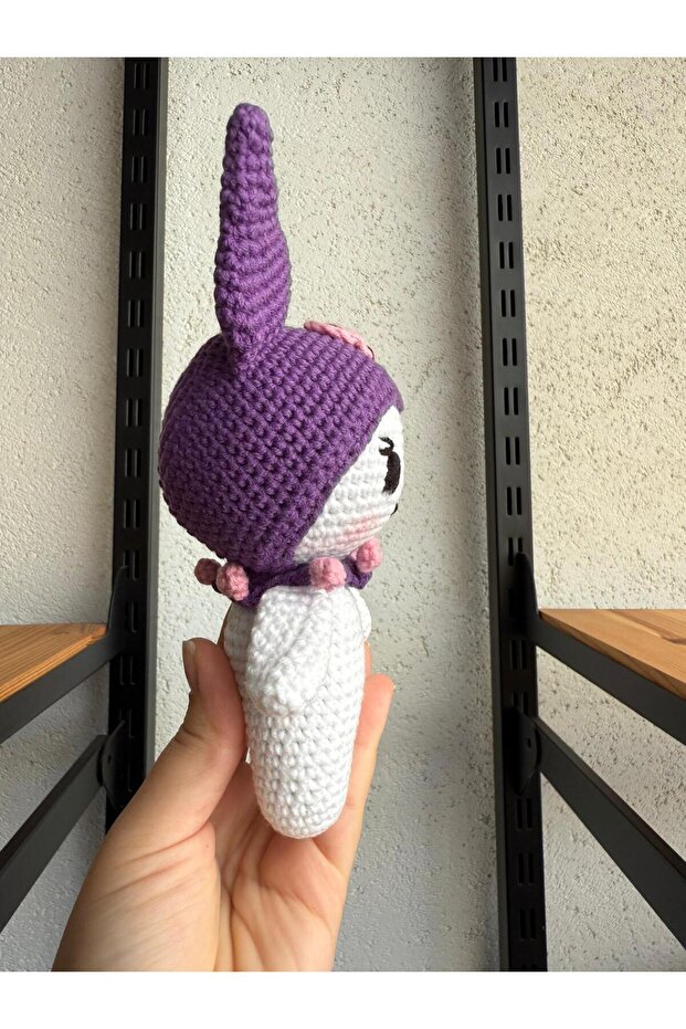 Kuromi Örgü Bebek 18 CM - 3