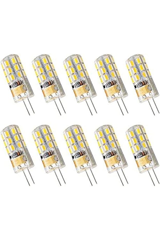 مصباح LED G4 بقوة 3 وات (ما يعادل 30 وات من الهالوجين)، أبيض دافئ 2700 كلفن، مصابيح زخرفية، ضوء قرصي أسفل الكابينة