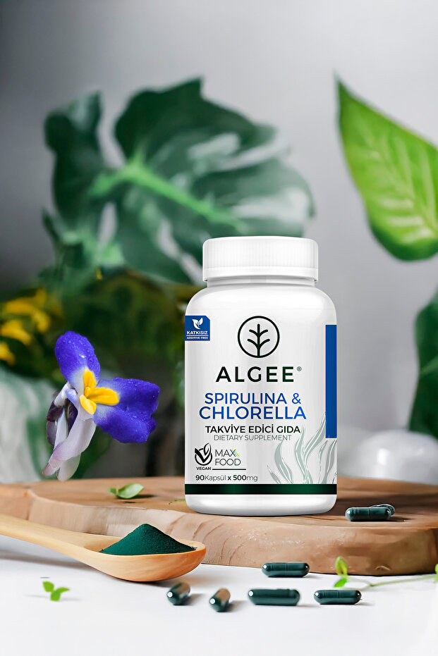 ® Spirulina & Chlorella Bitkisel Kapsül 90 Adet - 2