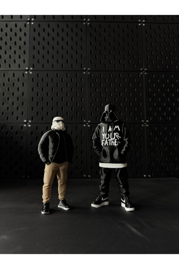 Darth Vader & Stormtrooper Dark Street 2'li Set Figür - 3