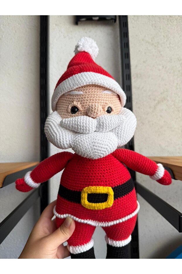 Noel Baba Örgü Bebek 46 cm - 2