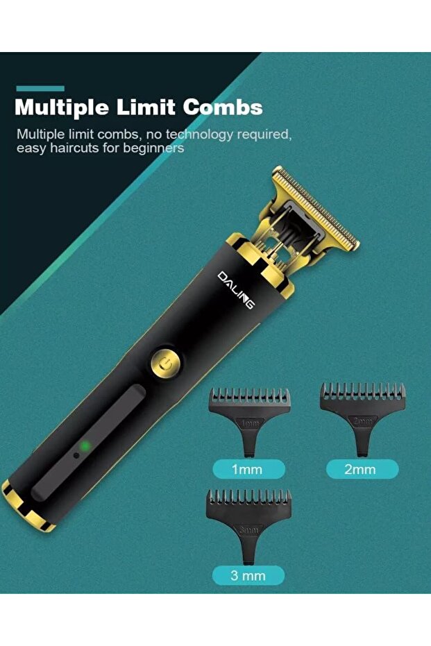 NEW Beard Trimmer Hair Clippers for Men Cordless and USB Rechargeable Electric Professional Baldhead