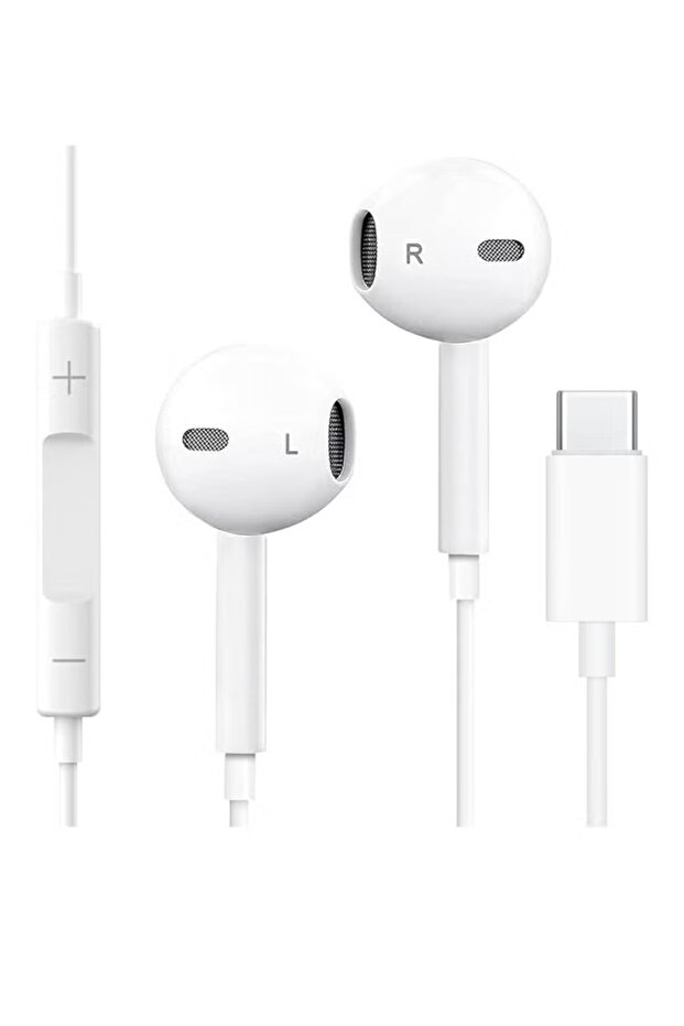 Earpods with USB C Wired Earbuds with Microphone & Volume Control, for iphone - 1