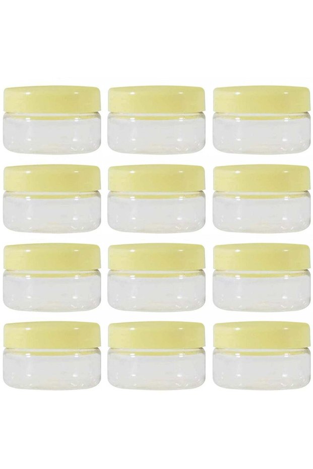 12-Piece Plastic Spice Storage Jar 50ML