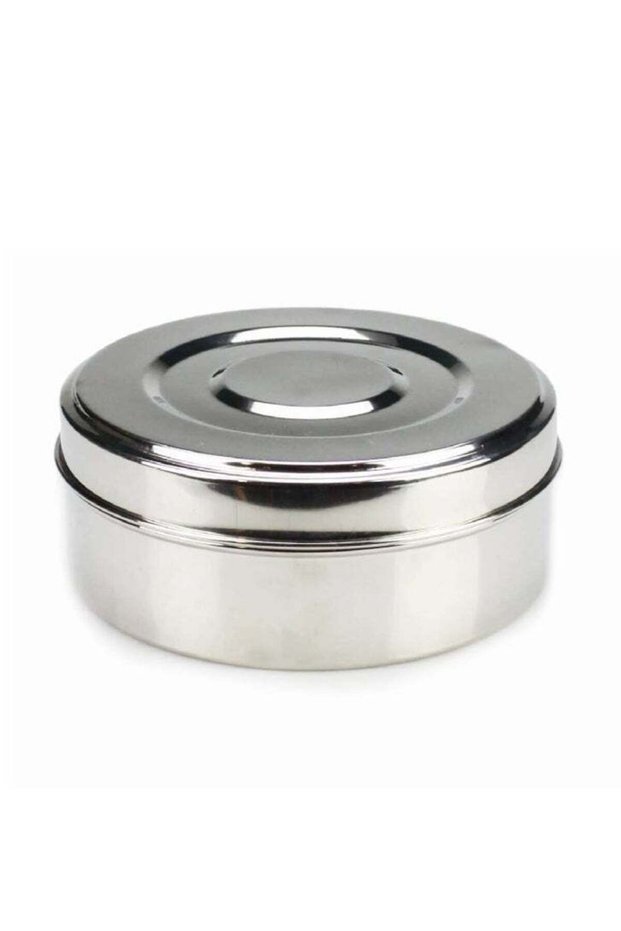 Stainless Steel Puri Dabba Food Storage Container, Airtight Container tiffin box 700ml