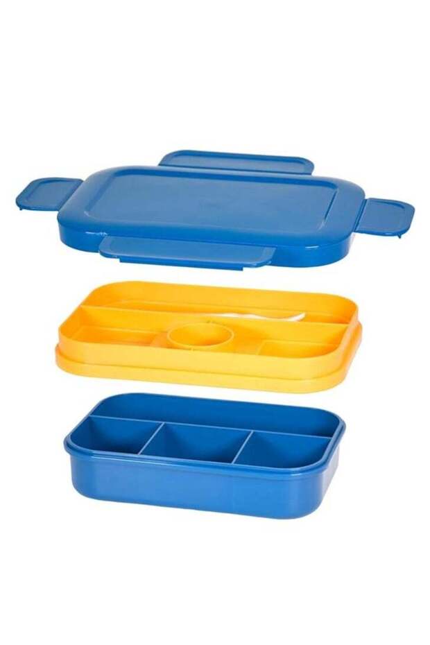 Lunch Bento Box, Stackable Bento Lunch Box, 8-Compartment Double-Layer Food Storage Container with