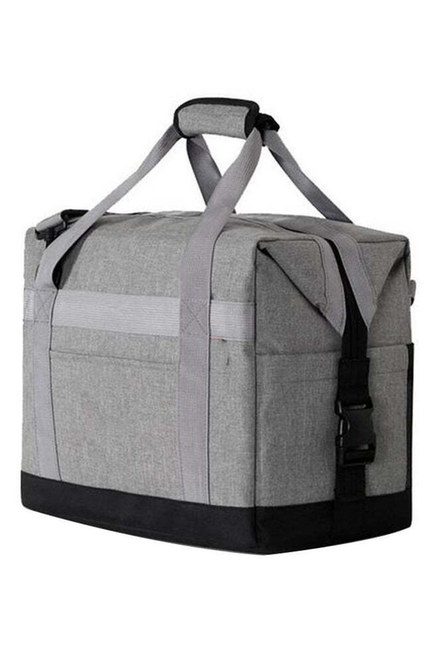 Waterproof Double Insulation Lunch Box Bag Grey 40 x 50cm