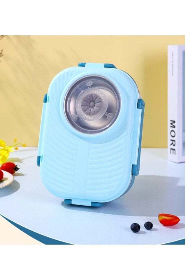 Stainless Steel Lunch Box for Kids and Adults,Insulated Lunch Box with Tableware 3 Compartment Div