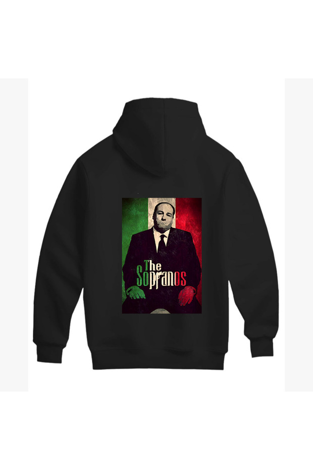 The Sopranos-Tony Soprano Custom for Fans Cotton New High Quality Hooded Sweatshirt (Hoodie)