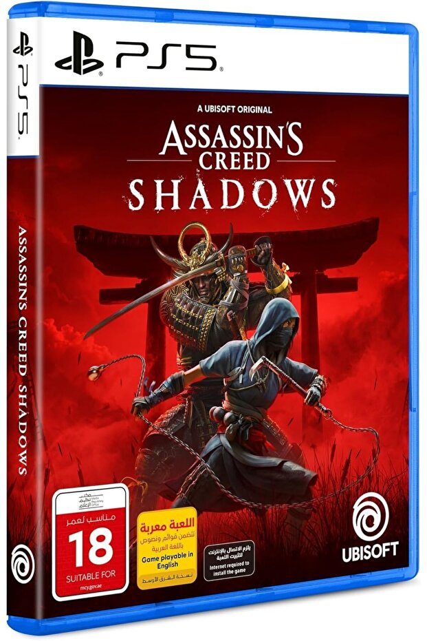 XTRIZ Assassin's Creed Shadows، لعبة بلاي ستيشن 5، النسخة العربية/الإنجليزية
