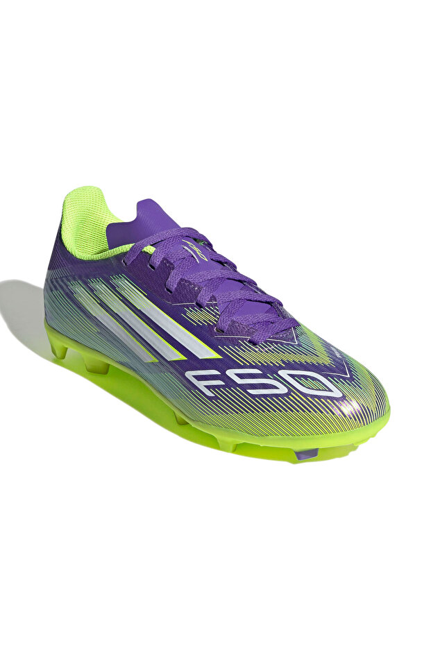 F50 LEAGUE FG/MG J Çocuk Mor Krampon JH7747 - 3
