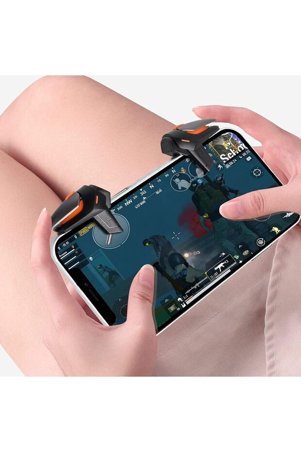 1 Pair Pubg Game Controller Trigger New Version Smart Phone Game Controller Gamepad Large Thickness - 7