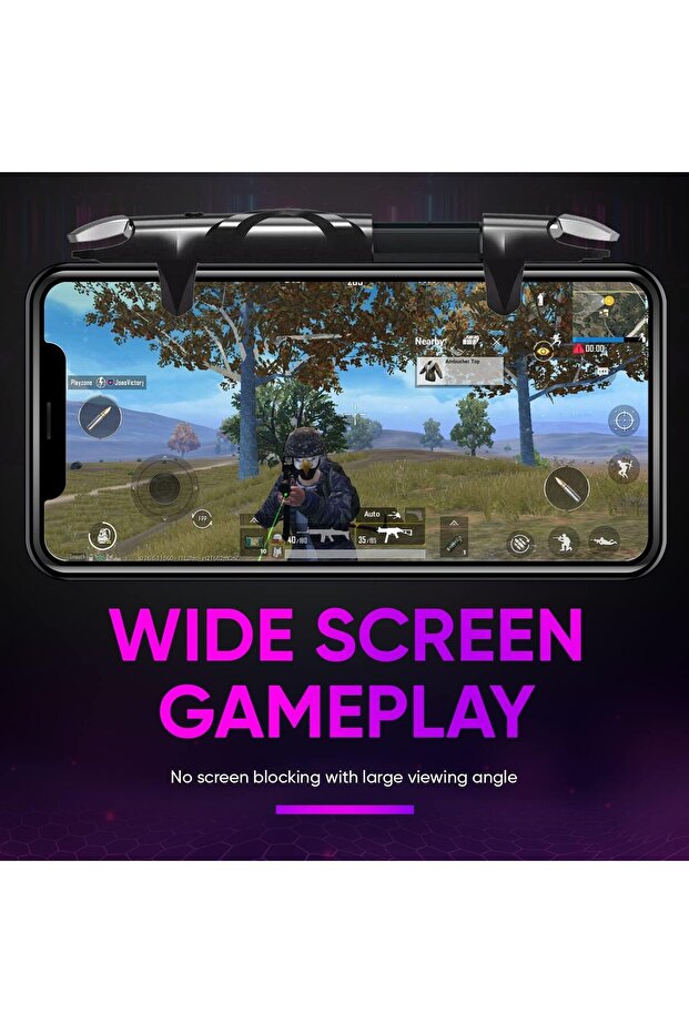 Gaming Triggers Pubg Pulse Automatic High Frequency Click 4 Speed Mobile Game Controller - 3