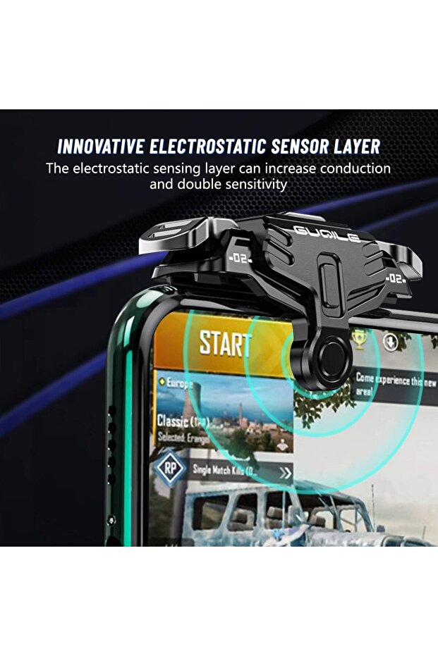 إصدار ترقية مشغل وحدة تحكم لعبة Pubg Mobile مشغل لعبة Pubg Mobile ذو حساسية مزدوجة للتصويب و - 6