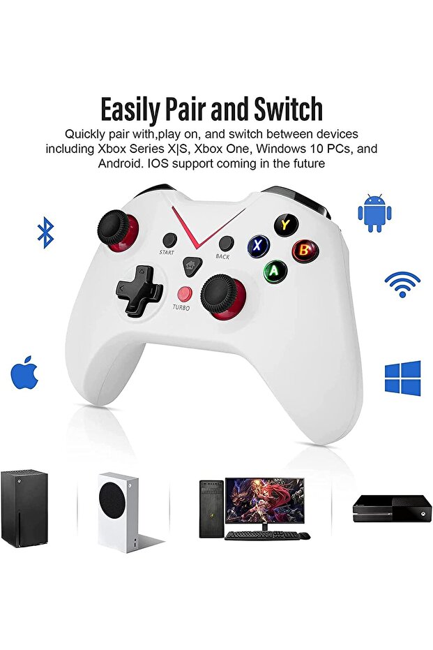 وحدة تحكم لاسلكية لجهاز Xbox One للكمبيوتر الشخصي وحدة تحكم لاسلكية لجهاز Xbox One بتردد 2.4 جيجاهرتز - 4