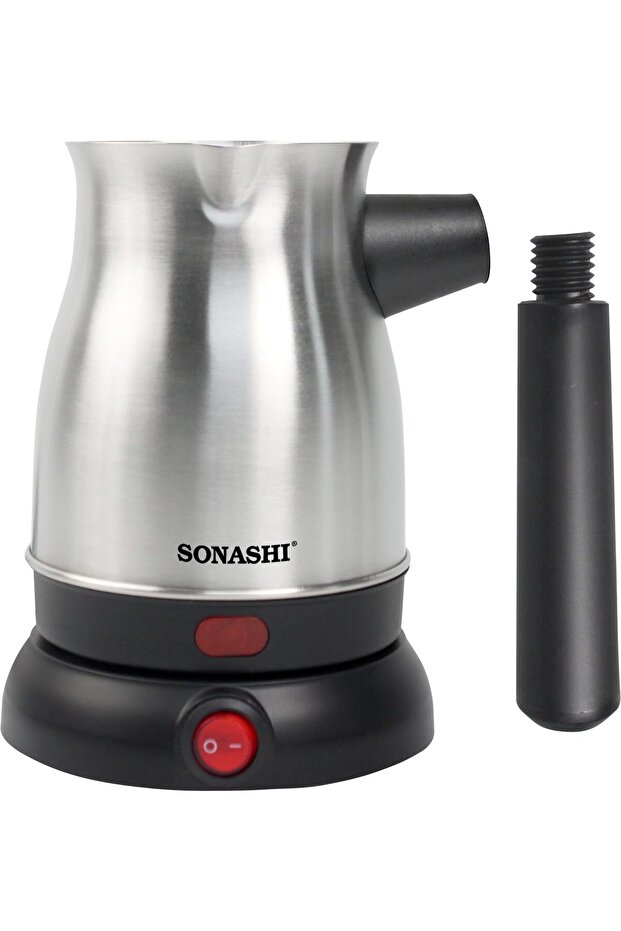 Turkish Coffee Maker 800 Ml Jar 360-Degree Cordless Base Removable Handle | Auto Shut Off Feature - 2