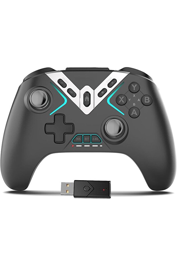 Bluetooth Controller Windows Pc/Iphone/Android/Switch/Steam Os/Tv 2.4G Wireless Game Controller Usb - 1