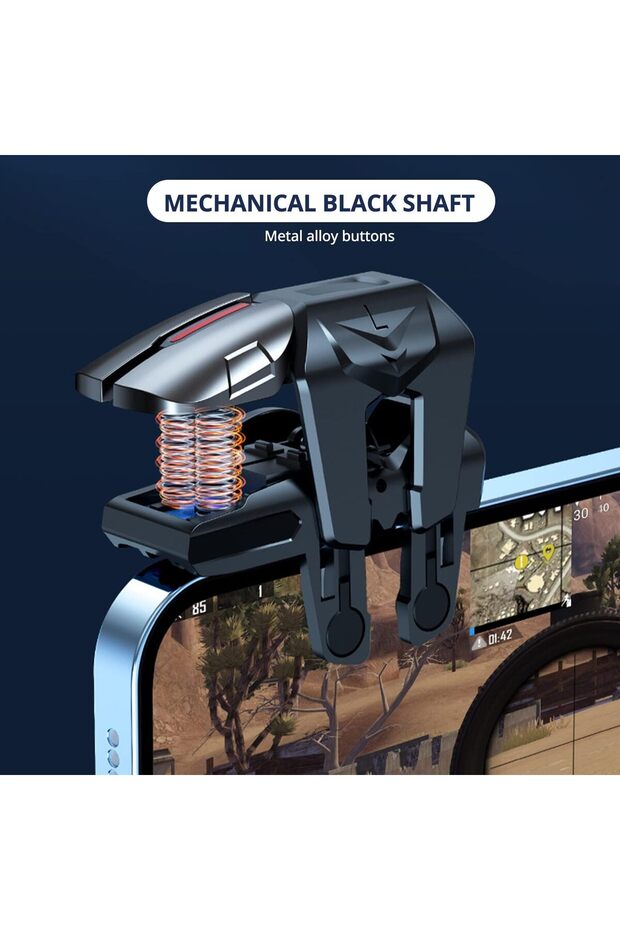 وحدة تحكم ألعاب الهاتف المحمول Game Trigger، عصا تحكم ألعاب الهاتف المحمول، متوافقة مع أجهزة iPhone وAndroid وShooter - 4