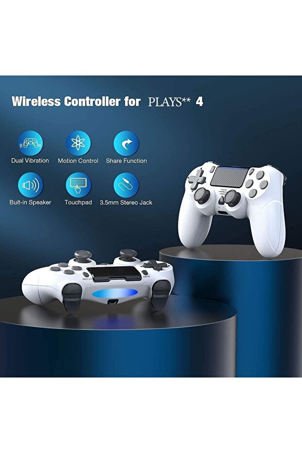 Wireless Remote Controller Ps4 Replacement Play Station 4 Game Controller Dual Vibration Pc Gamepad - 3
