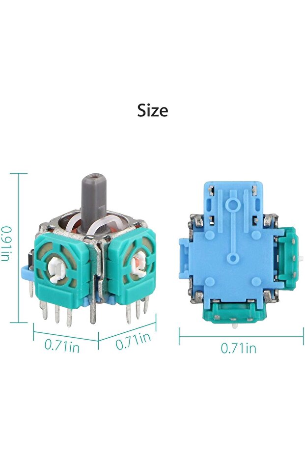 3D Joystick Module 6Pcs Analog Sensor Stick Replacement Ps4 Dualshock 4 Xbox One Controller Xbox - 7