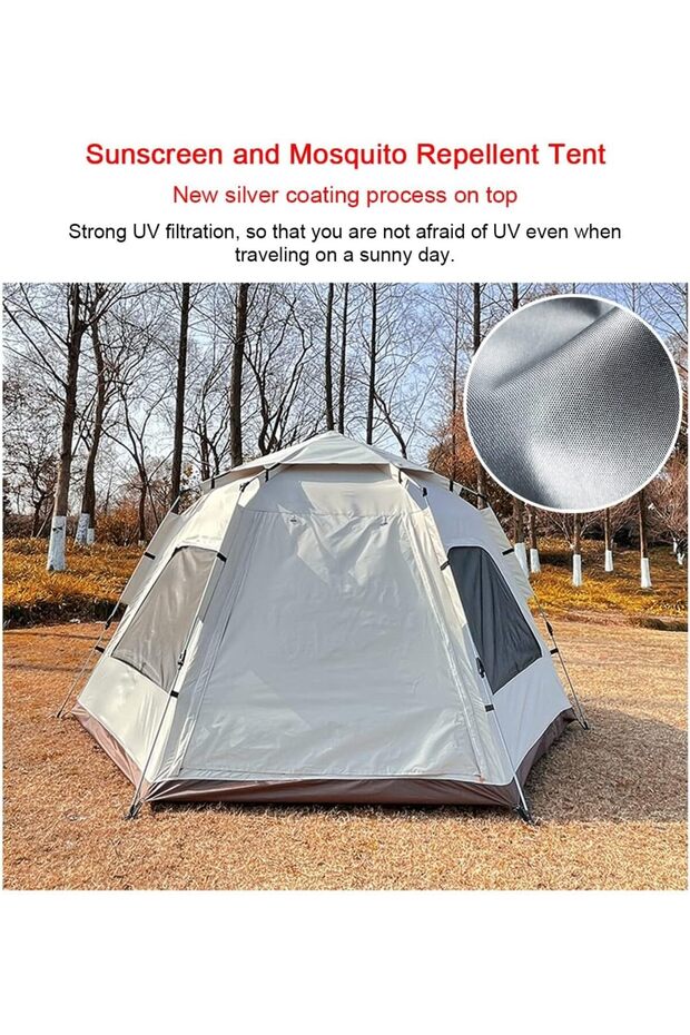 Automated Instant Setup Family Camping Tent for 5-8 Person. - 4