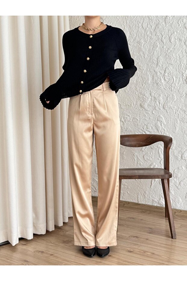 İspanyol Kol Annetta Triko Hırka Siyah - 3