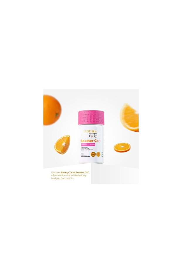 Luxe Slim Beauty Talks Booster C+C (Vitamin C + Collagen) 60 Capsule