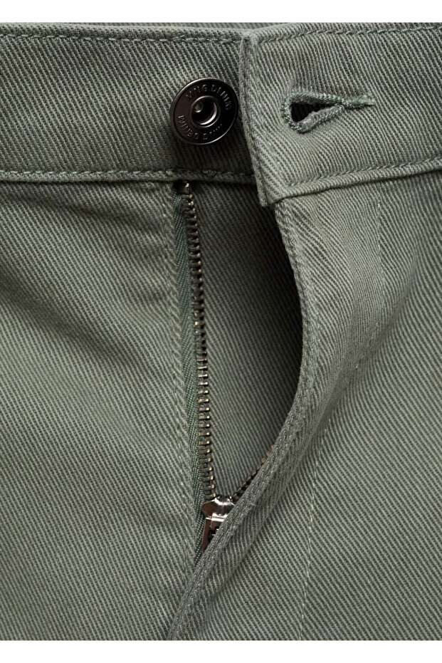 Regular kesim pamuklu jean pantolon - 5