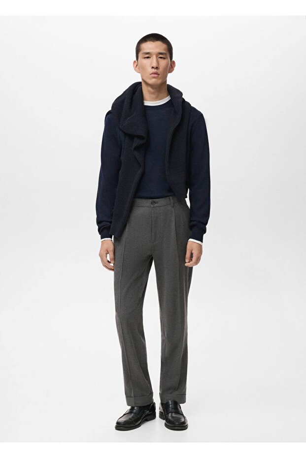 Regular kesim pensli pantolon - 2