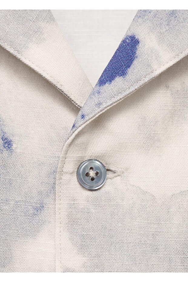 Bowling yaka desenli gömlek - 8