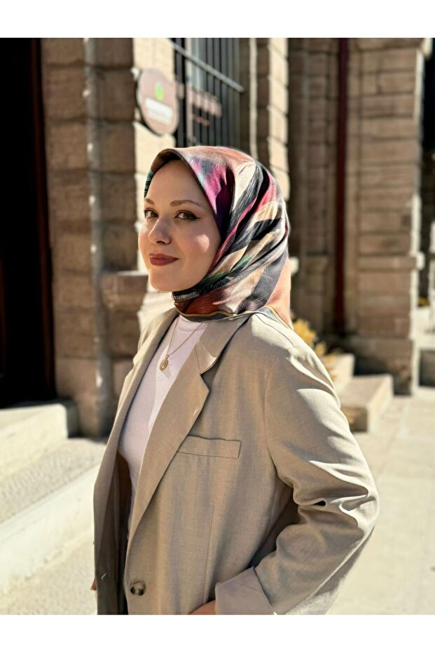 Eșarfă din bumbac moale - 1