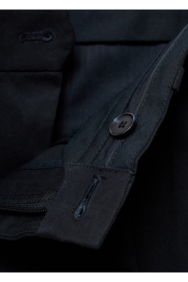 Regular kesim pamuklu kargo pantolon - 6