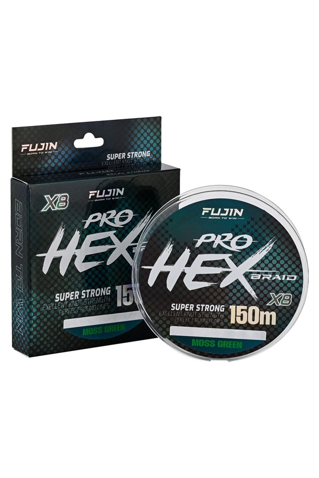 Pro Hex 8X 150Mt Moss Green Rope Fishing Line Moss Green-0,14 mm