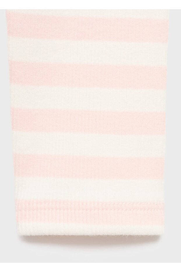 Çizgili basic tişört - 5