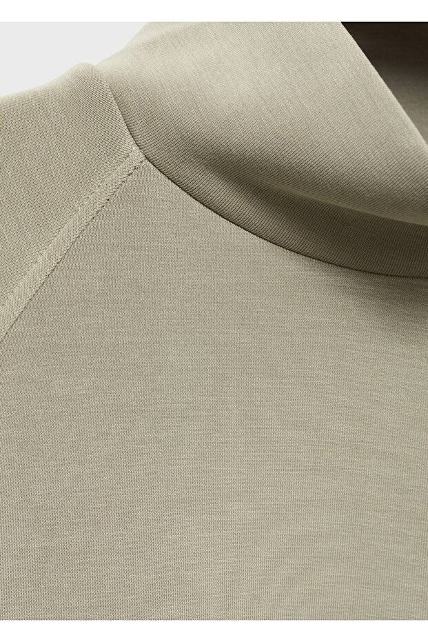 Yüksek yaka sweatshirt - 6