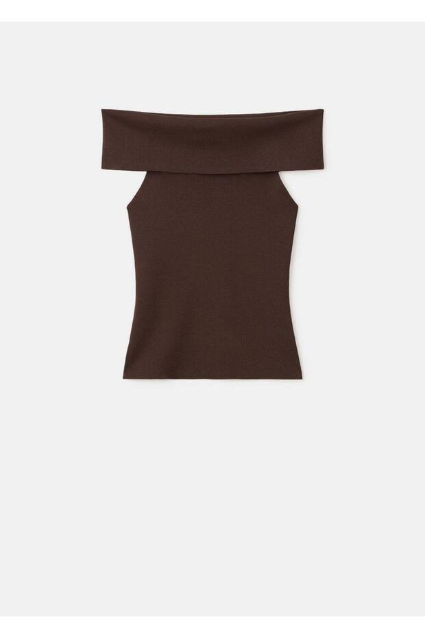 Straplez triko bluz - 3