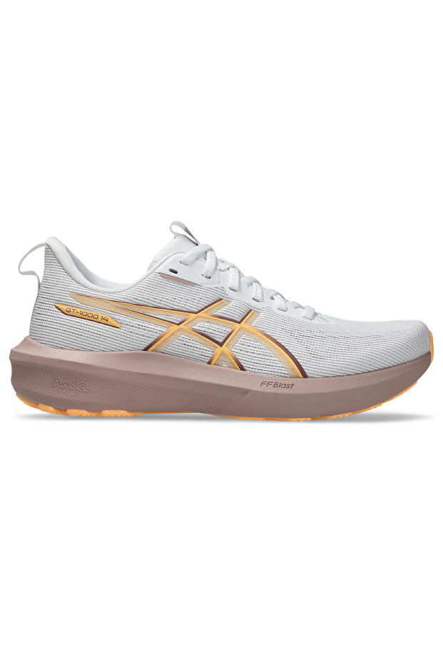 Asics GT-1000 14 Kadın Beyaz Kırmızı Koşu Ayakkabısı 1012B859-100