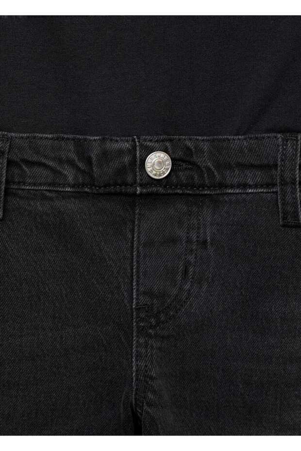 Düz kesim hamile jean - 8